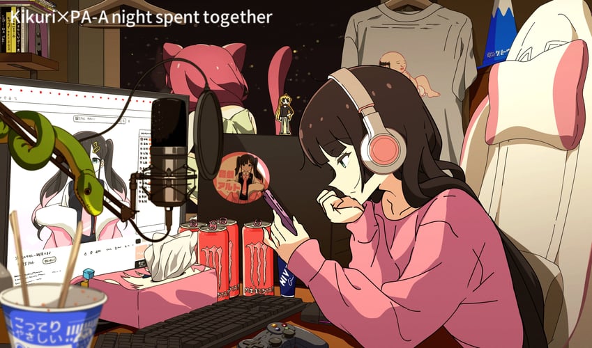 hiroi kikuri, ijichi seika, pa-san, and lofi girl (bocchi the rock!) drawn by goumonsha