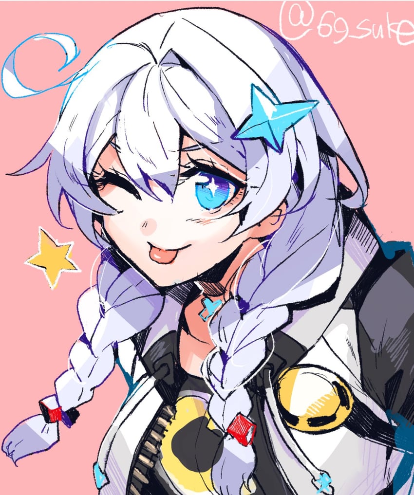 kiana kaslana (honkai and 1 more) drawn by kaneaki_mukku