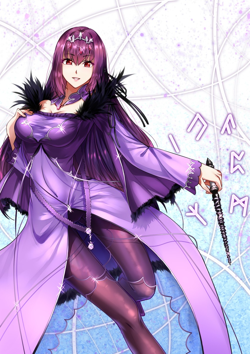 scathach and scathach skadi (fate and 1 more) drawn by megatron_(pixiv16907671)