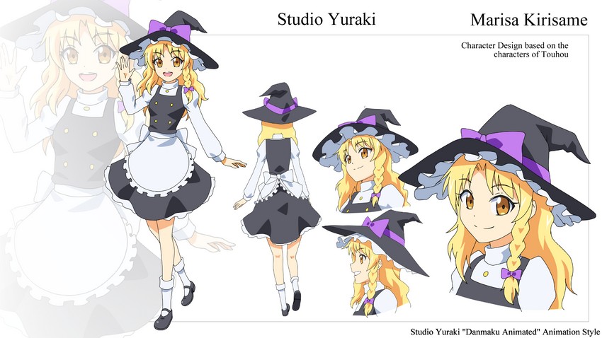 kirisame marisa (touhou and 1 more) drawn by studio_yuraki