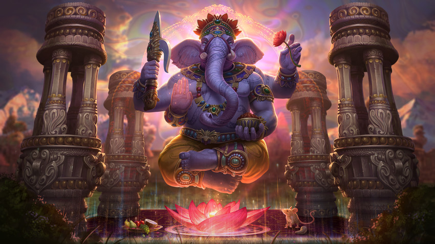 ganesha (smite and 1 more) drawn by jon_neimeister