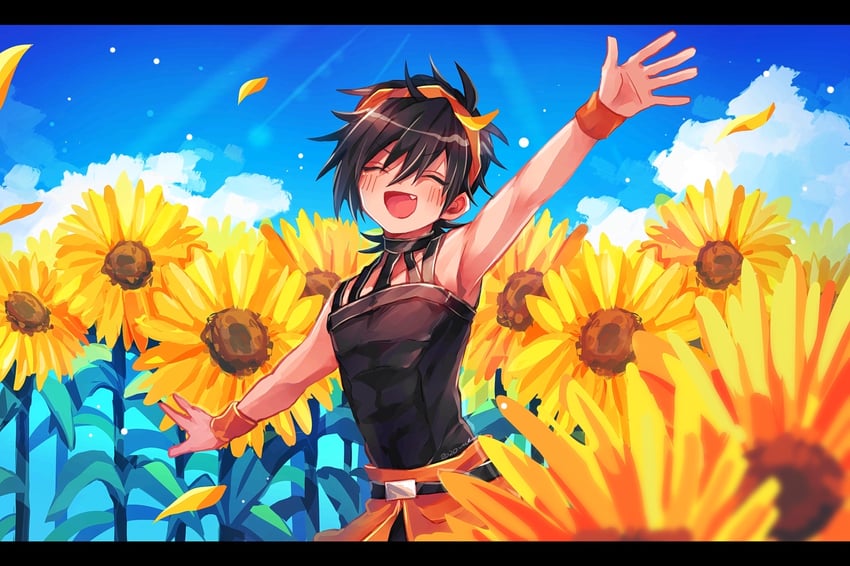 narancia ghirga (jojo no kimyou na bouken and 1 more) drawn by mikage_kazuki
