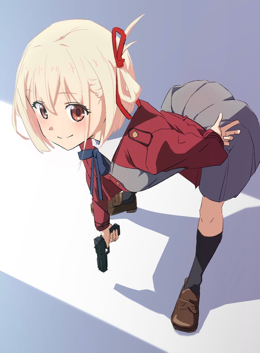 nishikigi chisato (lycoris recoil) drawn by oekakiism