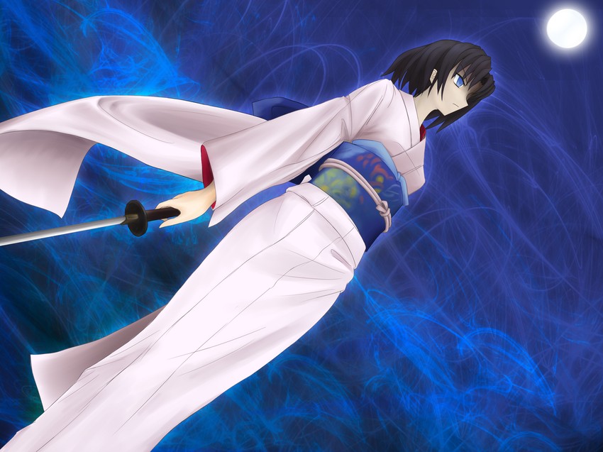 ryougi shiki and void shiki (kara no kyoukai) drawn by soulia