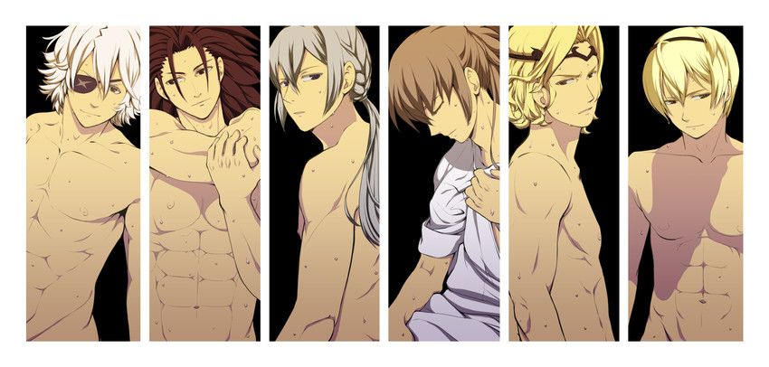 takumi, leo, xander, ryoma, jakob, and 1 more (fire emblem and 1 more) drawn by kero_sweet