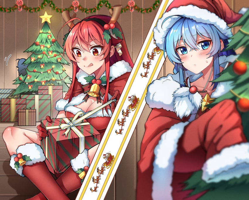 roxy migurdia and eris greyrat (mushoku tensei) drawn by chubb