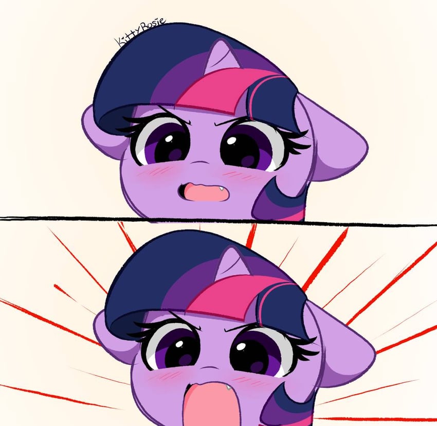 twilight sparkle (my little pony and 1 more) drawn by kittyrosie