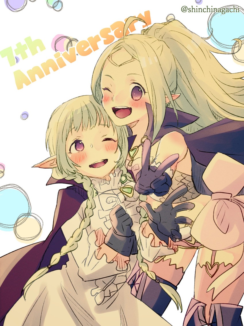 nowi and nah (fire emblem and 1 more) drawn by nishimura_(shinchinagachi)