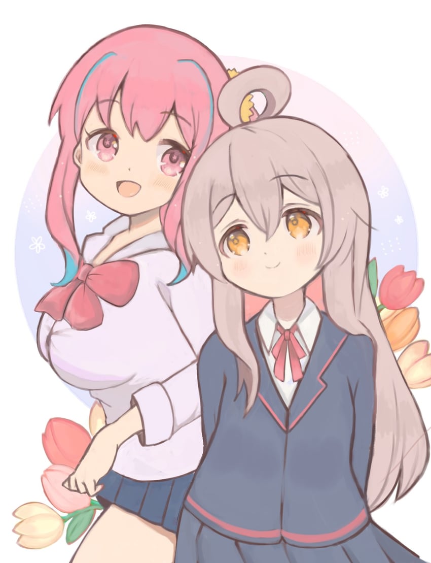 oyama mahiro and hozuki kaede (onii-chan wa oshimai!) drawn by yakan_ghost