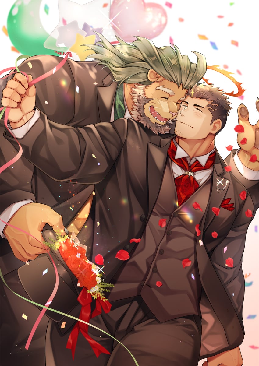 zabaniyya and arsalan (tokyo afterschool summoners) drawn by wafu_(youzora_samo18)