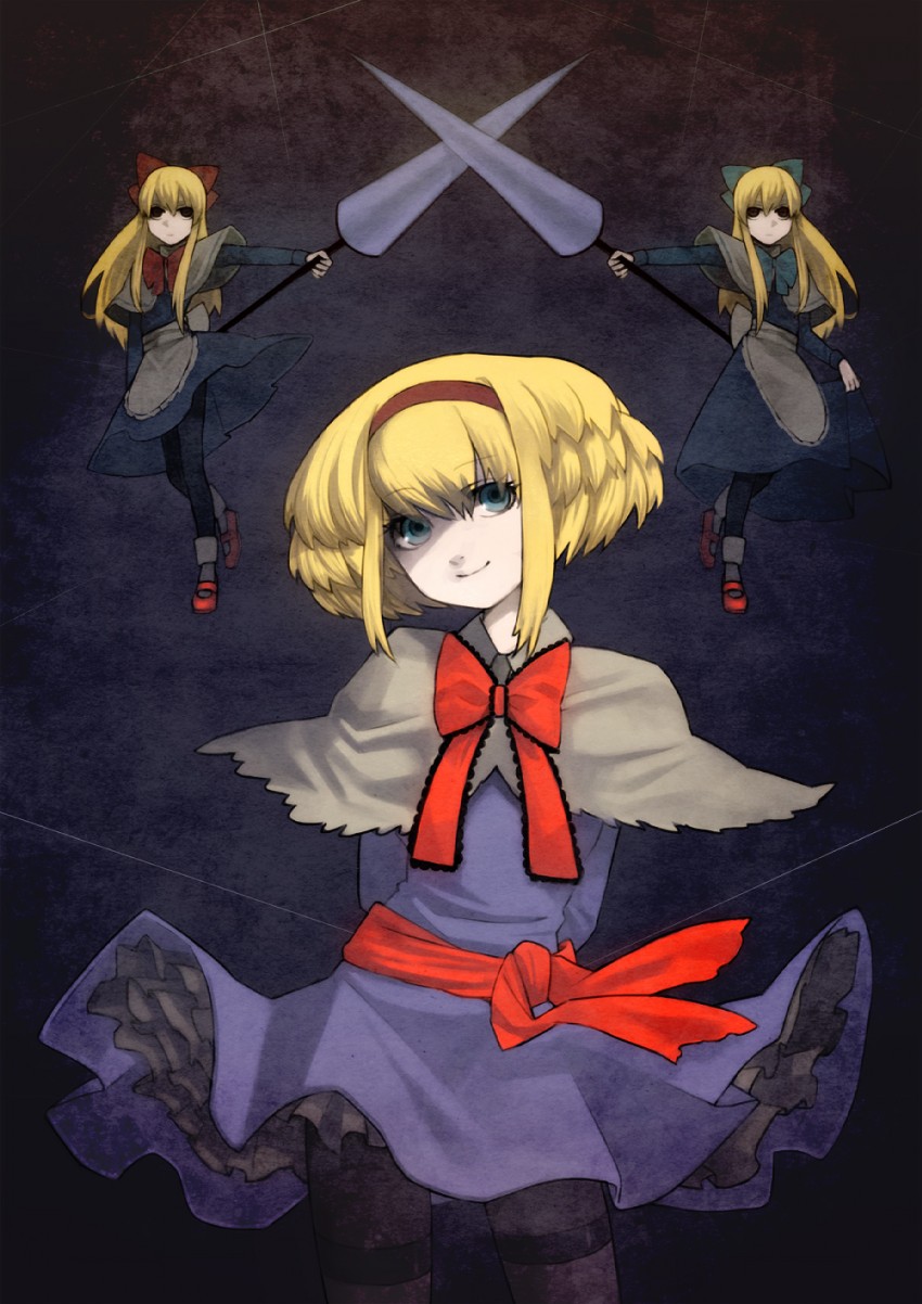 alice margatroid and shanghai doll (touhou) drawn by tsurusaki_yuu