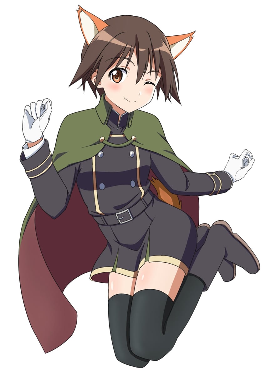 miyafuji yoshika (world witches series and 1 more) drawn by kanata_mako