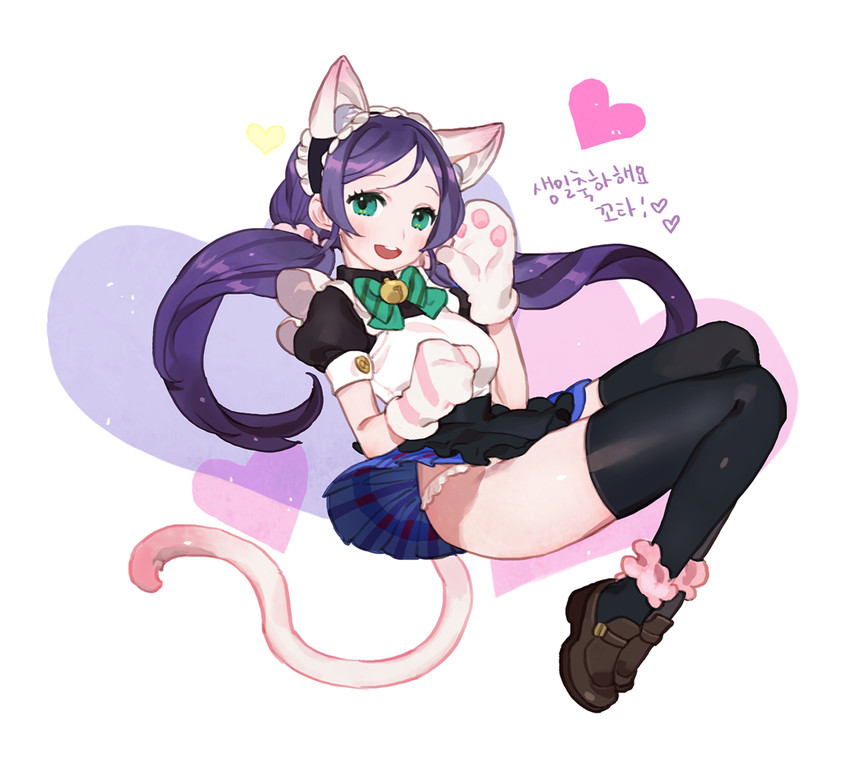 tojo nozomi (love live! and 1 more) drawn by gwayo
