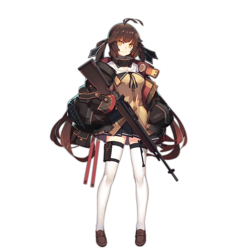 m14 (girls' frontline) drawn by rain_lan and yu_zhong