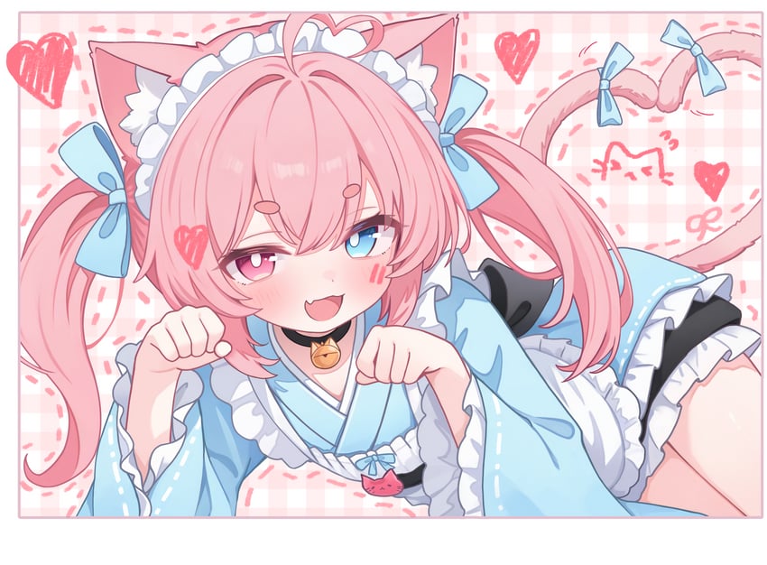nekomiya kokoro (indie virtual youtuber) drawn by kohaku_rinne