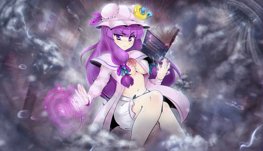 patchouli knowledge (touhou) drawn by draw-till-death