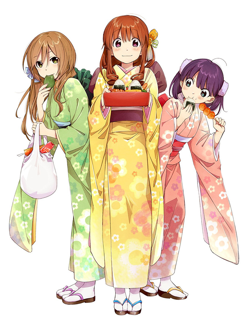 machiko ryou, morino kirin, and shiina (koufuku graffiti) drawn by kawai_makoto