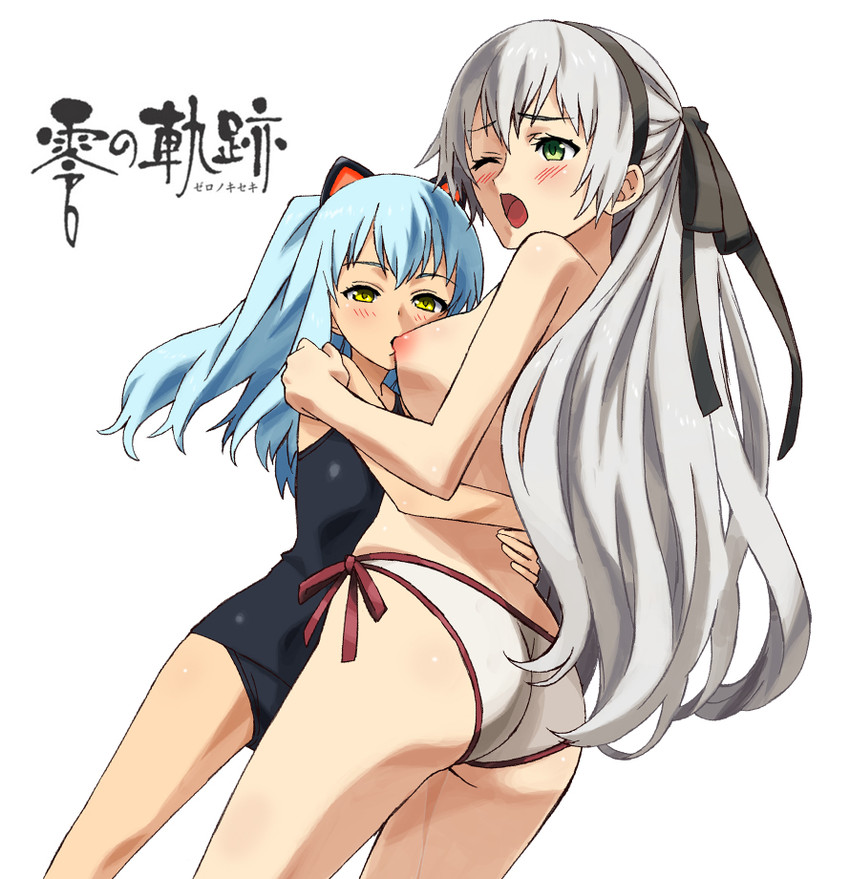 tio plato and elie macdowell (eiyuu densetsu and 1 more) drawn by mokke_(mokke99)