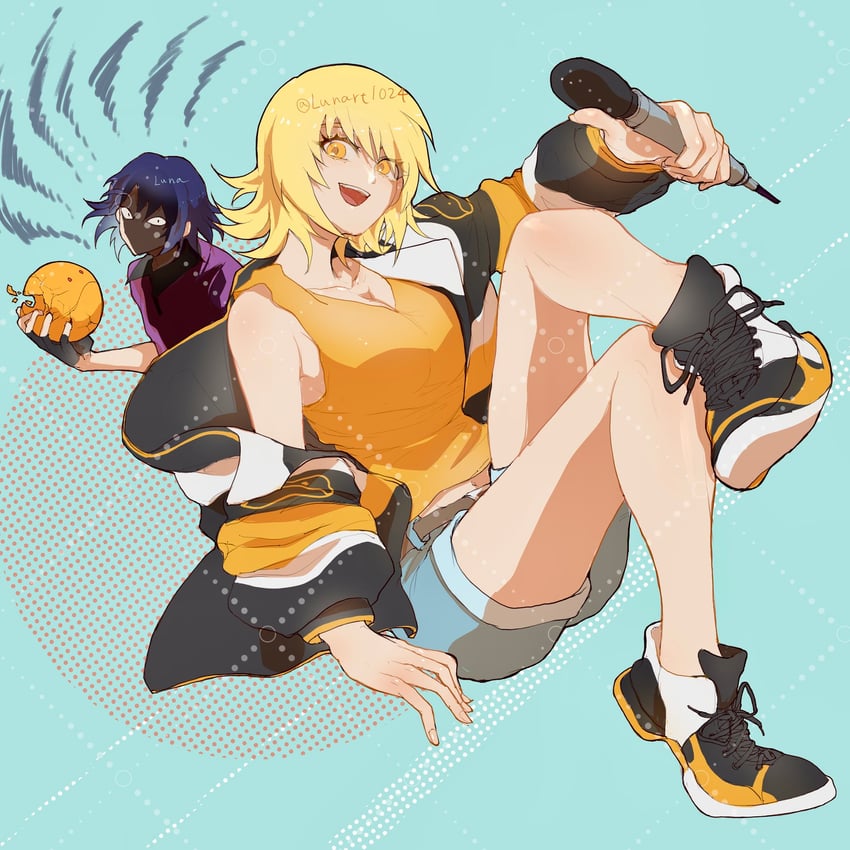 haro, cagalli yula athha, and athrun zala (gundam and 2 more) drawn by lunart1024