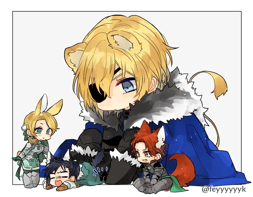 dimitri alexandre blaiddyd, ingrid brandl galatea, sylvain jose gautier, and felix hugo fraldarius (fire emblem and 1 more) drawn by feyyyyyyk