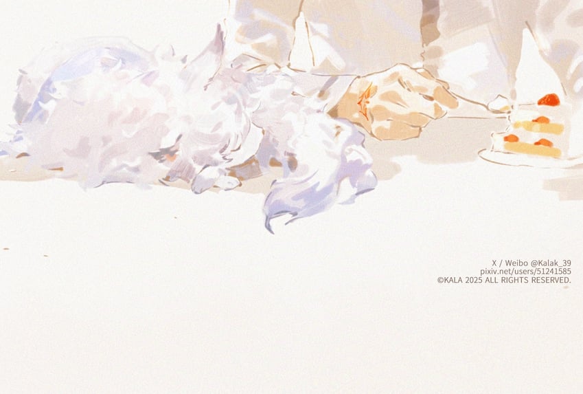 fujimaru ritsuka and fou (fate and 1 more) drawn by kalak_39