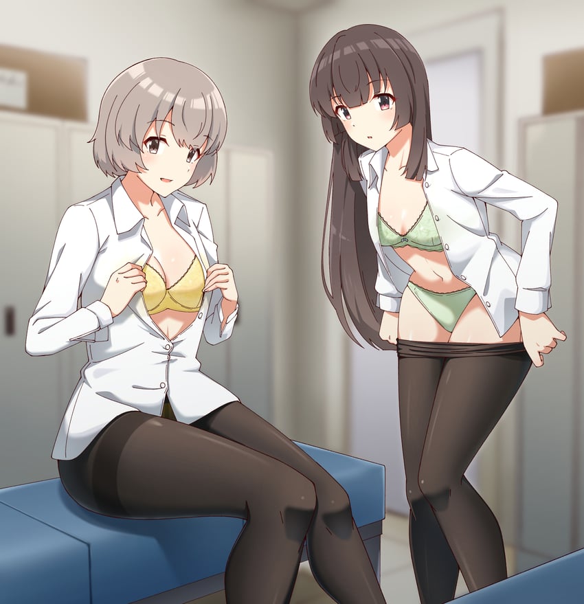 juujou hiyori and iwakura sanae (toji no miko) drawn by motsutoko
