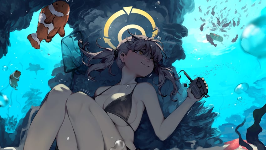 moe (blue archive) drawn by rou_(rou22)