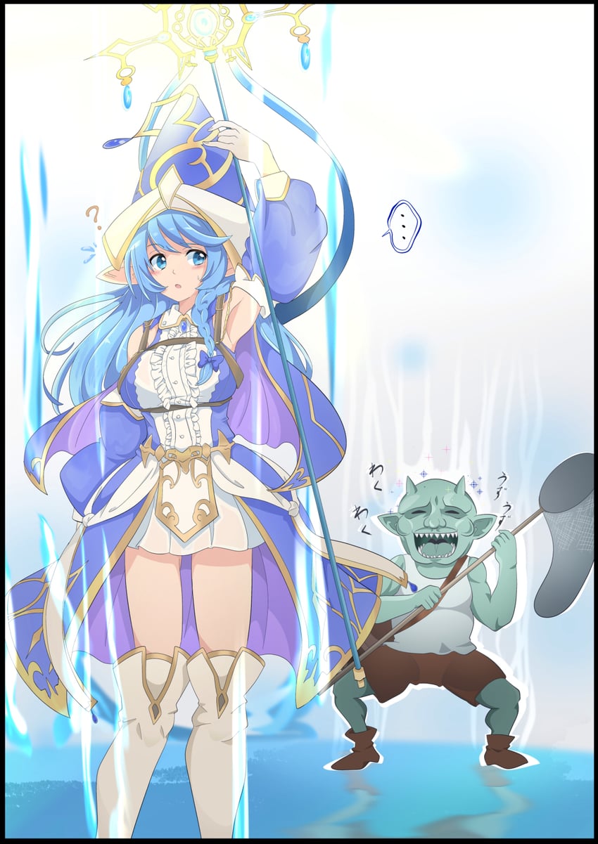water enchantress of the temple, rite of aramesir, and token collector (yu-gi-oh!) drawn by mochi_curry