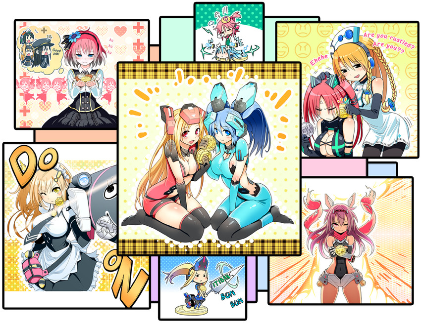 crimrose, lily rain, winberrl, lazflamme, rouche, and 6 more (cosmic break)