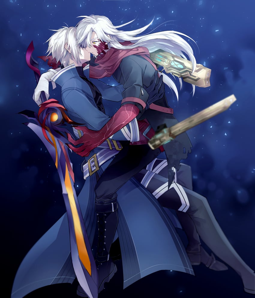rean schwarzer, crow armbrust, ishmelga rean, and azure siegfried (eiyuu densetsu and 3 more) drawn by pearscoke