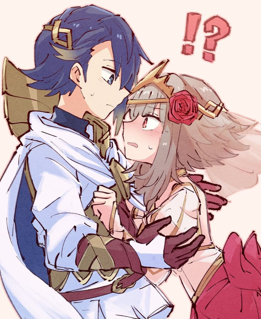alfonse and veronica (fire emblem and 1 more) drawn by alonemistrist