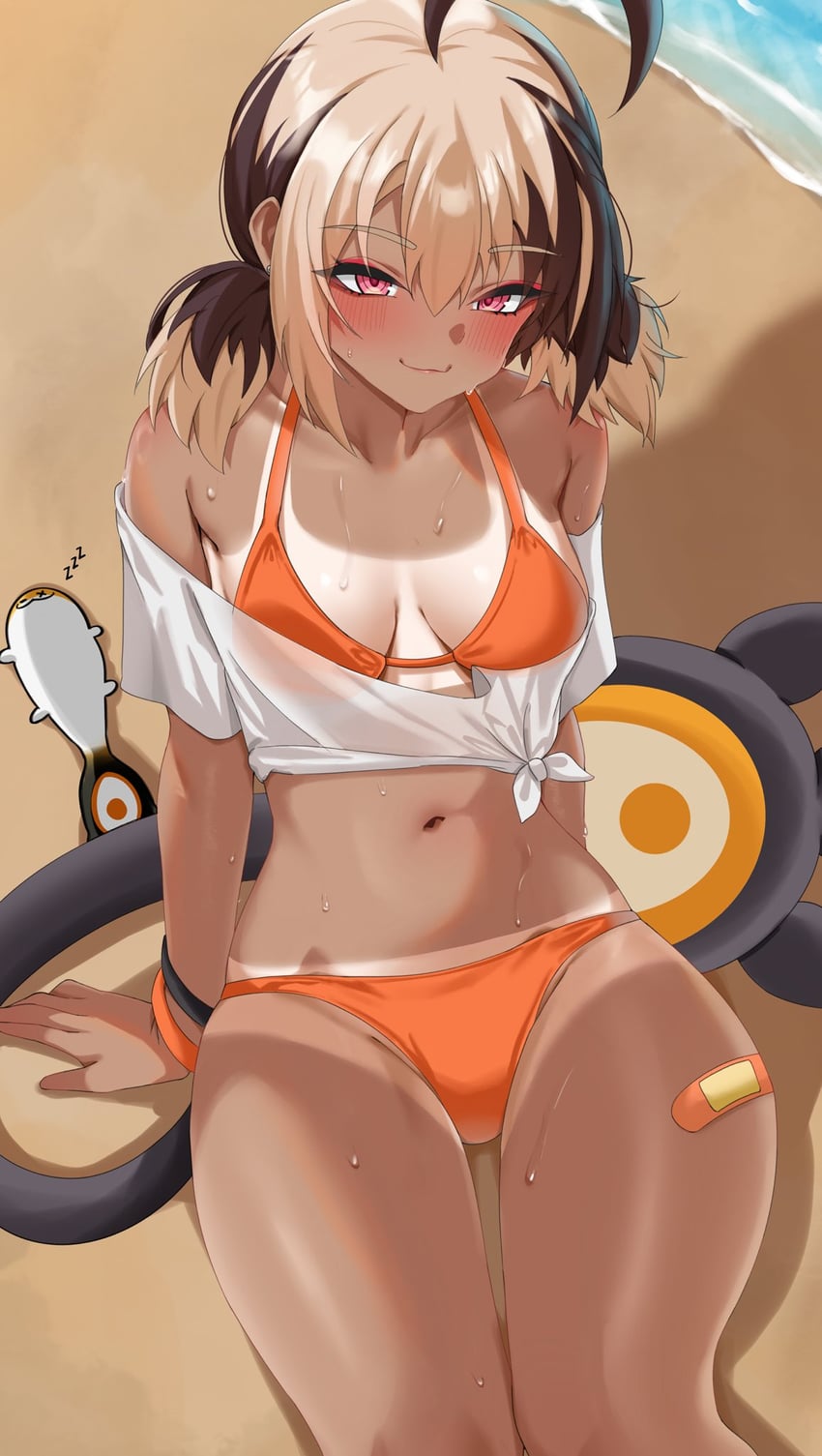 gigi murin and grem (hololive and 1 more) drawn by yobi_(ybpac18)