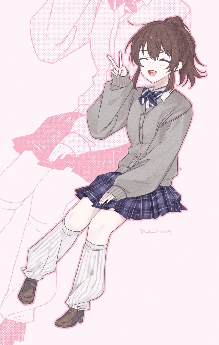 satake minako (idolmaster and 2 more) drawn by m_e_rong