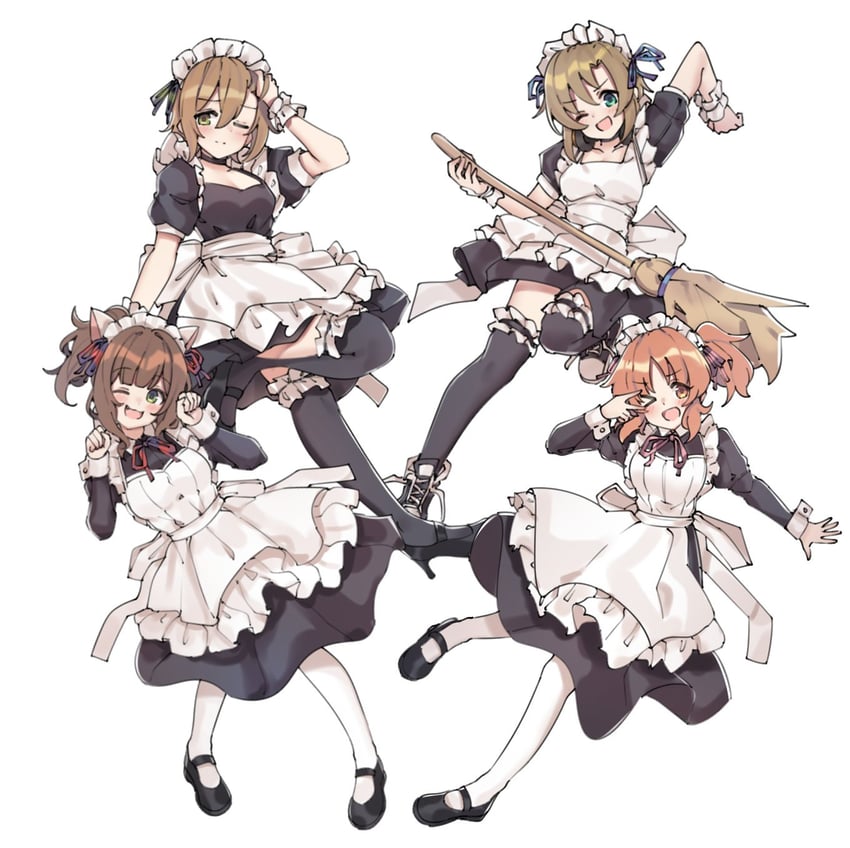 maekawa miku, abe nana, tada riina, and kimura natsuki (idolmaster and 2 more) drawn by aa211108