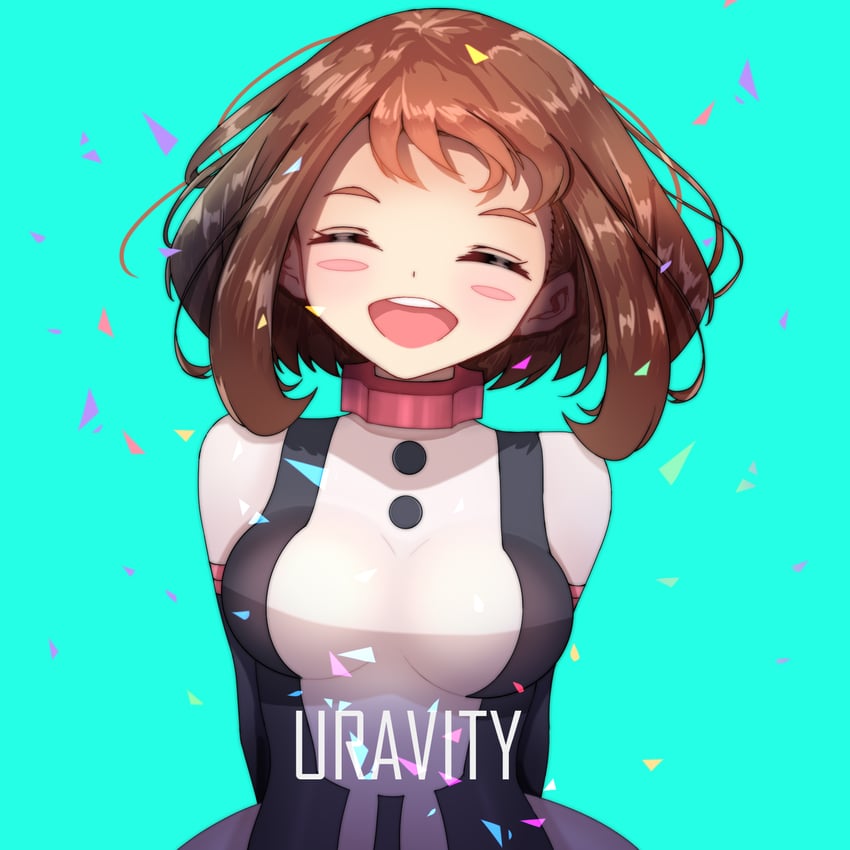 uraraka ochaco (boku no hero academia) drawn by lixiao_lang