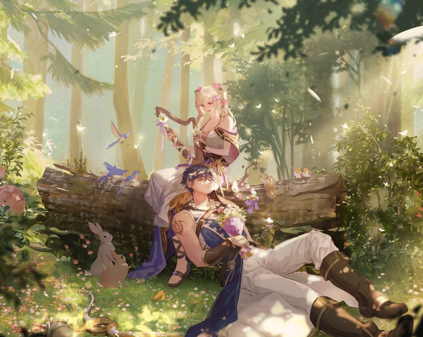 female robin and chrom (fire emblem and 2 more) drawn by rinn_p06