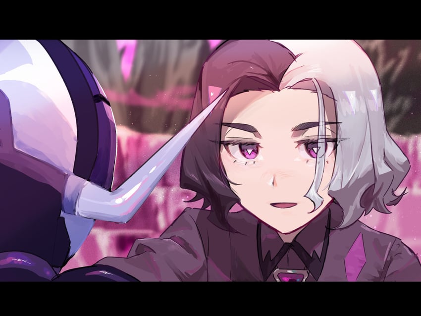 ceruledge and amethio (pokemon and 1 more) drawn by copituji