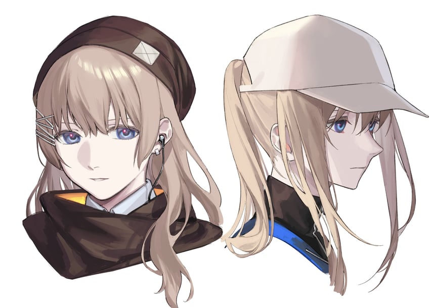 scar-h and scar-l (girls' frontline) drawn by mik_blamike