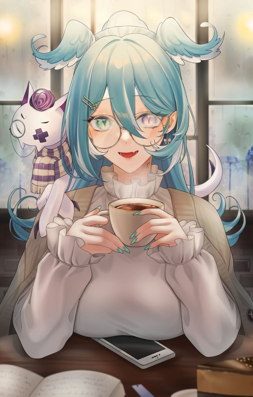 elira pendora and pikl (nijisanji and 1 more) drawn by gfpebs