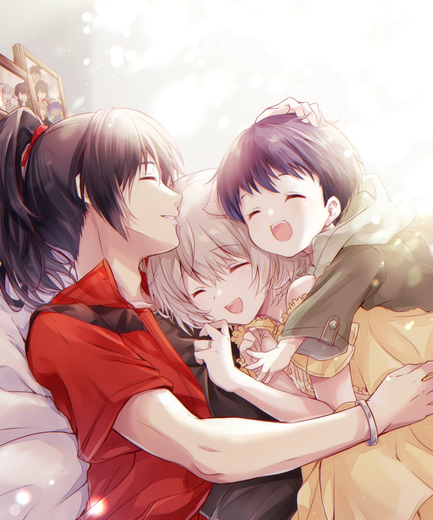 mio, noah, and ghondor (xenoblade chronicles and 1 more) drawn by ui_frara