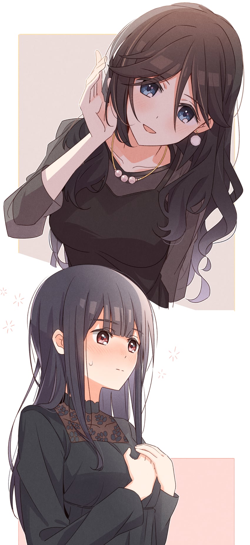 yoroizuka mizore and kasaki nozomi (hibike! euphonium and 1 more) drawn by sawara65