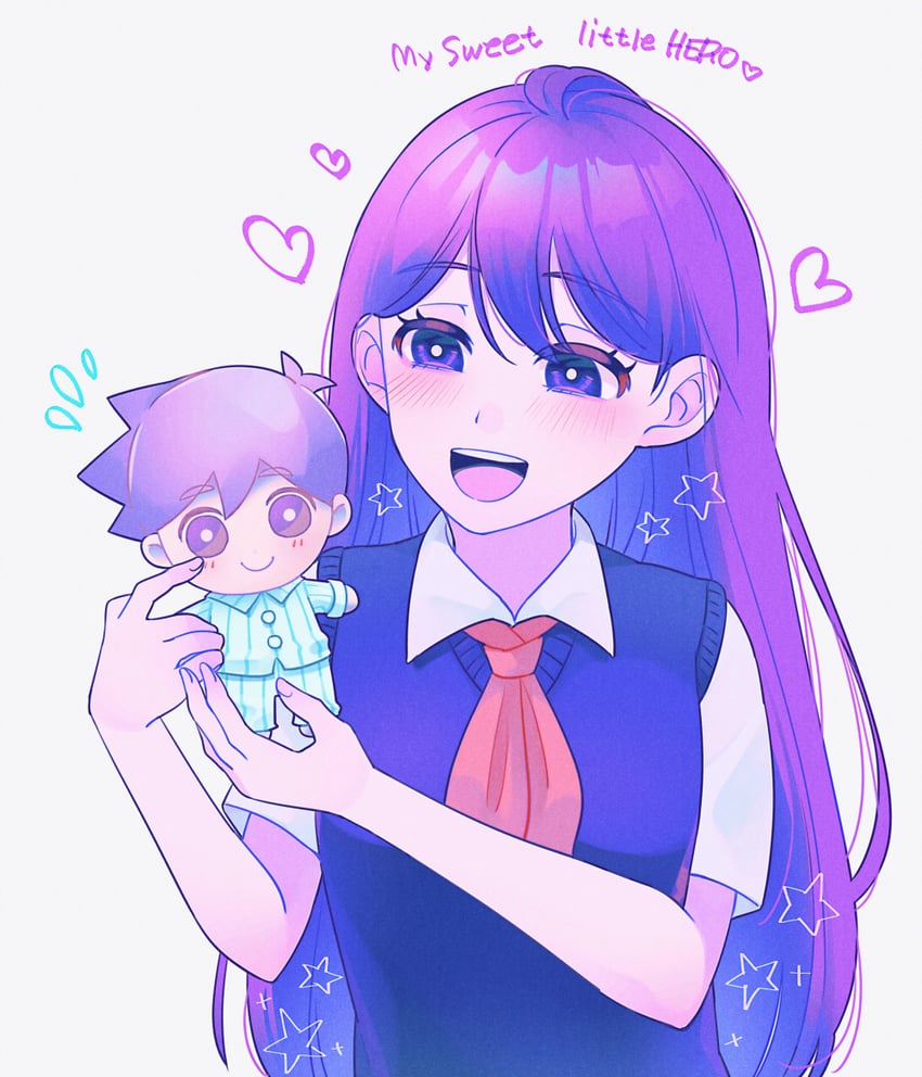 mari and hero (omori) drawn by maromichan