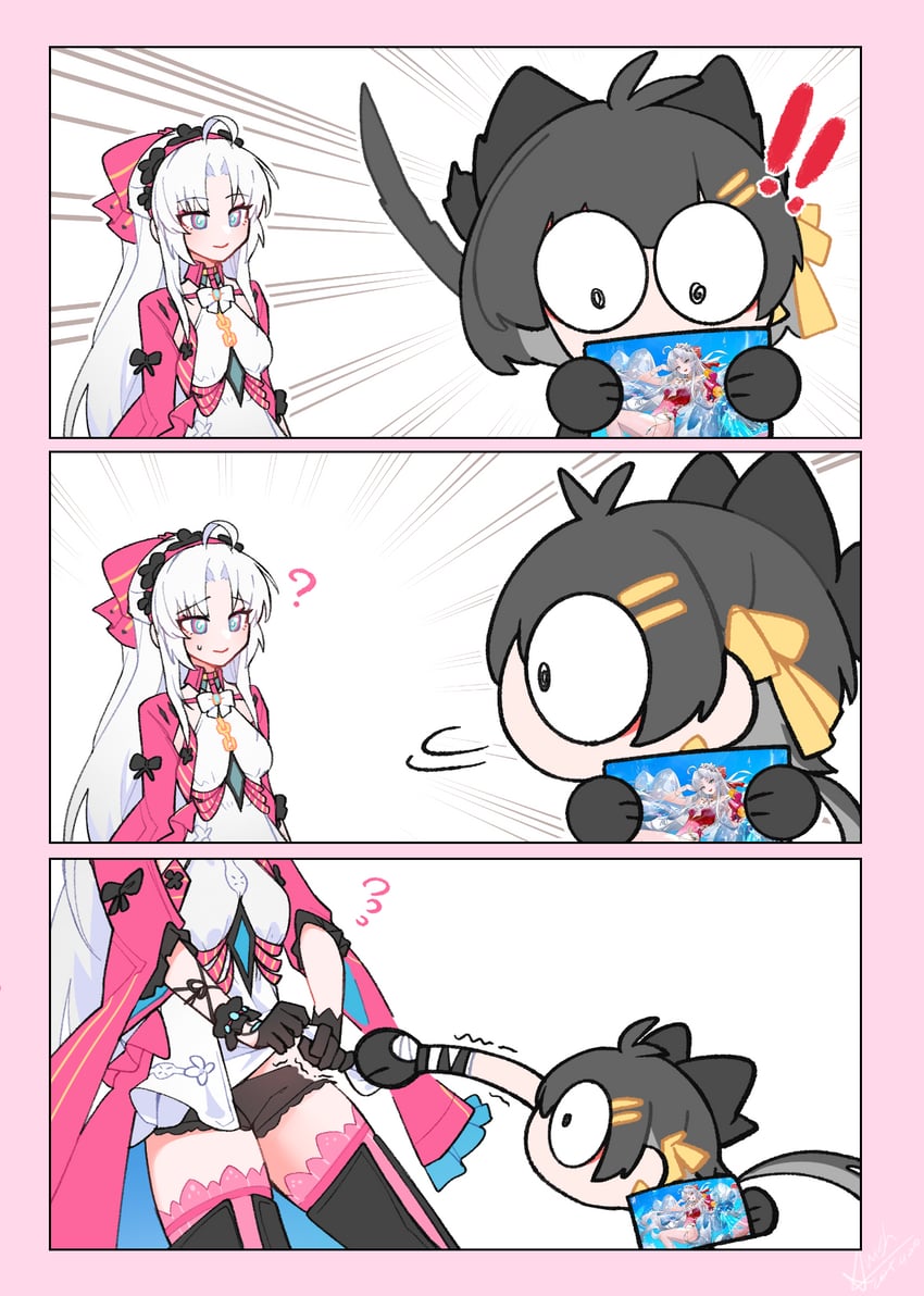 rover, female rover, and carlotta (wuthering waves) drawn by starblame