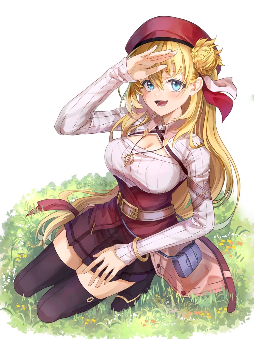 agnes claudel (eiyuu densetsu and 2 more) drawn by nerujorlet