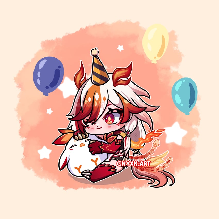 fu hua and jingwei (honkai and 1 more) drawn by nyxk_art
