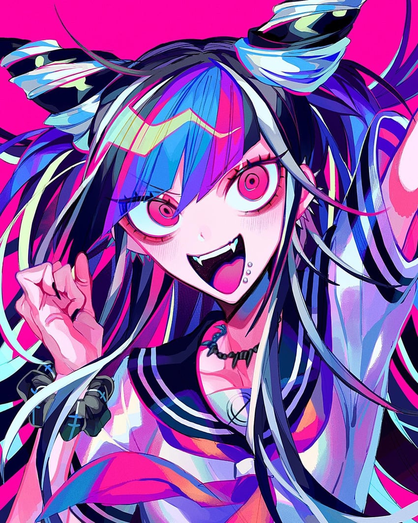 mioda ibuki (danganronpa and 1 more) drawn by himanemuitoma