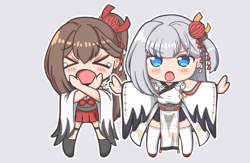 shoukaku and zuikaku (azur lane) drawn by crane_enthusiast
