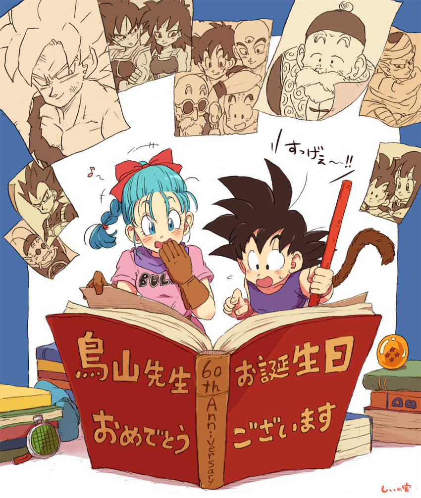 son goku, vegeta, bulma, piccolo, kuririn, and 7 more (dragon ball and 2 more) drawn by tkgsize