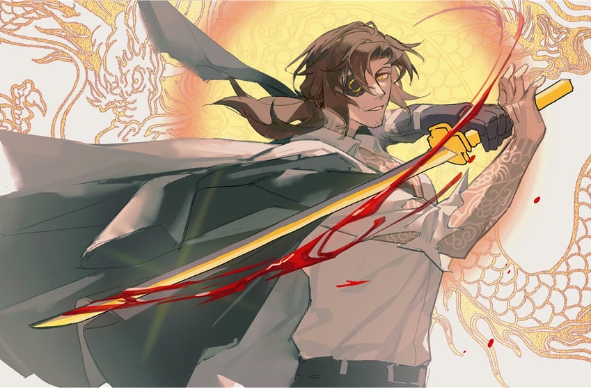 gregor (project moon and 1 more) drawn by jing84672940