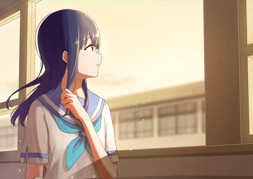 yoroizuka mizore (hibike! euphonium and 1 more) drawn by matarasu_(aaaaaaaaj)